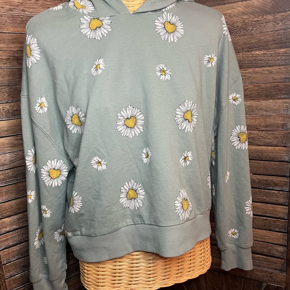 Green Floral Men's Sweater